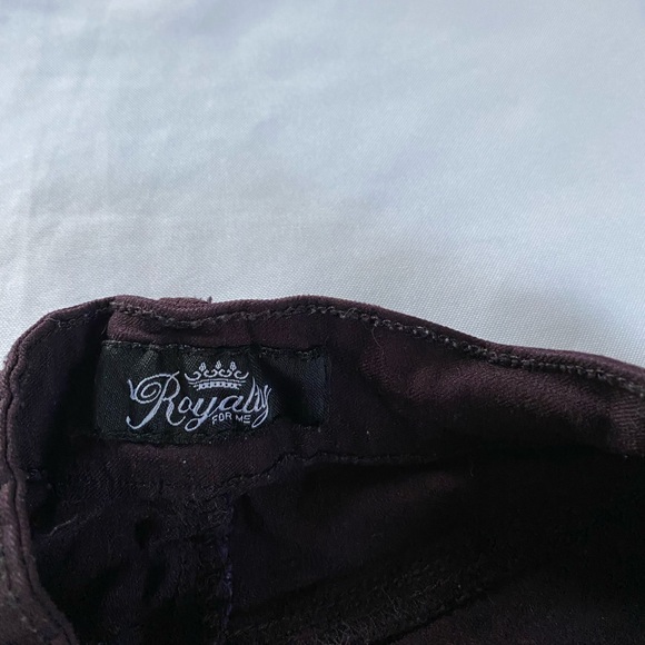 royalty women purple jeans size 4 - Picture 3 of 5